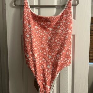 LainSnow Coral Star One Piece Swimsuit